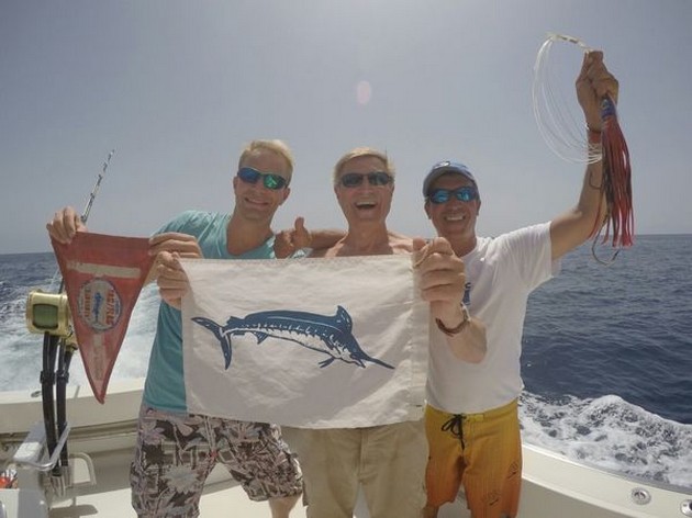 Cavalier released 230 kg Blue Marlin Cavalier & Blue Marlin Sport Fishing Gran Canaria