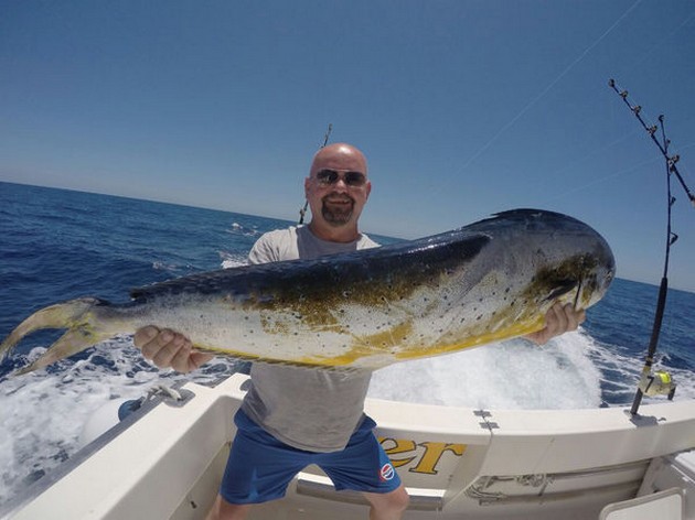 Dorado gevangen door Huw Williams uit Wales Cavalier & Blue Marlin Sport Fishing Gran Canaria