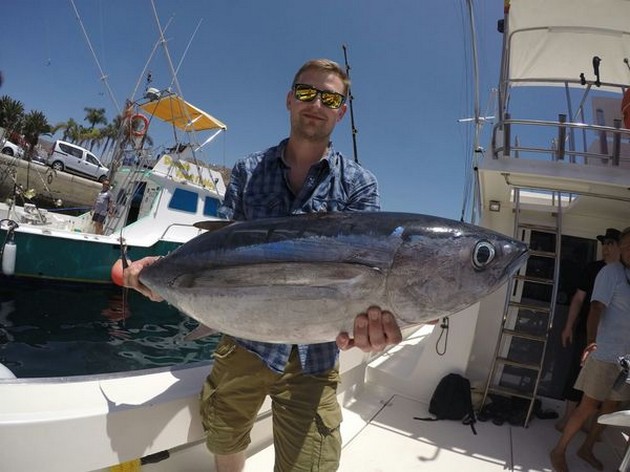 Albacore Tuna - Andreas Petermichl on the boat Cavalier Cavalier & Blue Marlin Sport Fishing Gran Canaria
