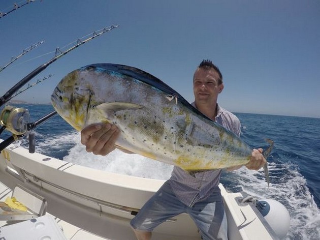 Dorado voor Ruben Almeida uit Gran Canaria Cavalier & Blue Marlin Sport Fishing Gran Canaria