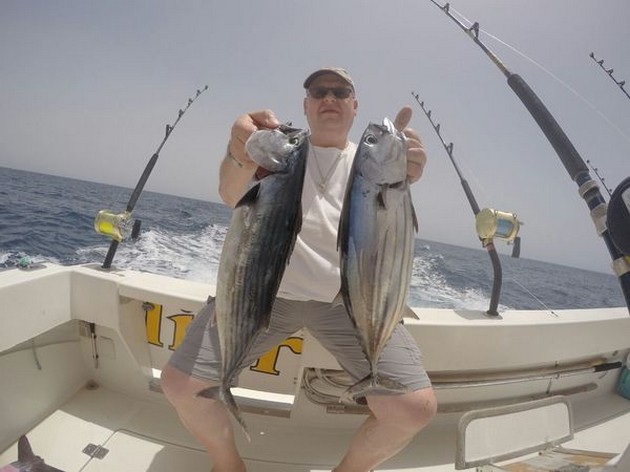 Well done - Roland Spierings on the boat Cavalier Cavalier & Blue Marlin Sport Fishing Gran Canaria