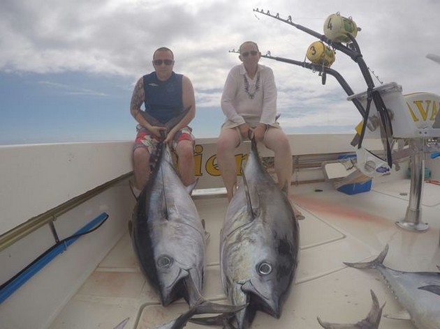 Big Eye Tuna - Barry Rudge and son Dan caught these 180 pounds Big Eye Tuna Cavalier & Blue Marlin Sport Fishing Gran Canaria