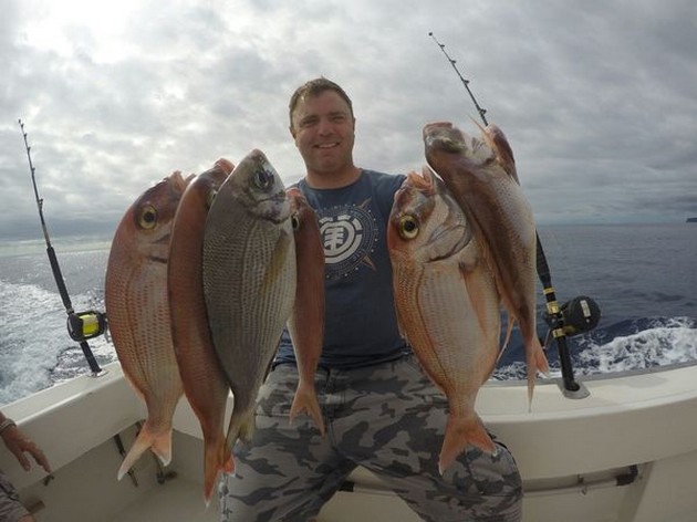 Red Snappers - Lee caught today lots of Snappers on the Cavalier Cavalier & Blue Marlin Sport Fishing Gran Canaria