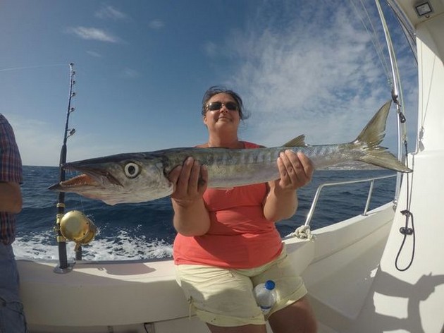Barracuda caught by Nuna Raitanen Cavalier & Blue Marlin Sport Fishing Gran Canaria