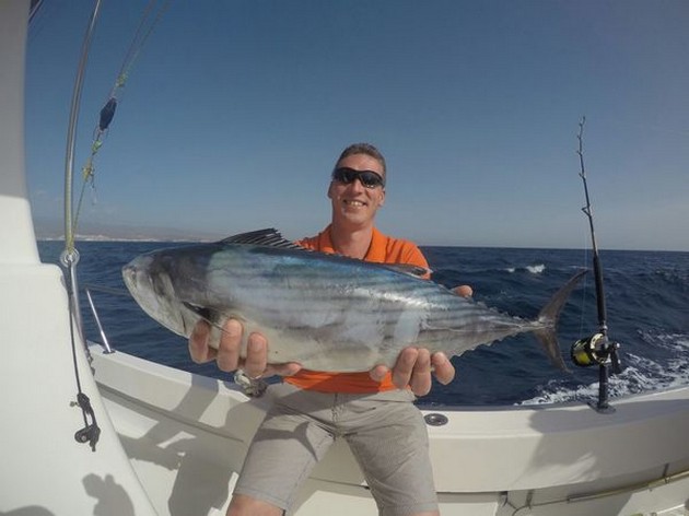 North Atlantic Bonito caught by George from Holland Cavalier & Blue Marlin Sport Fishing Gran Canaria
