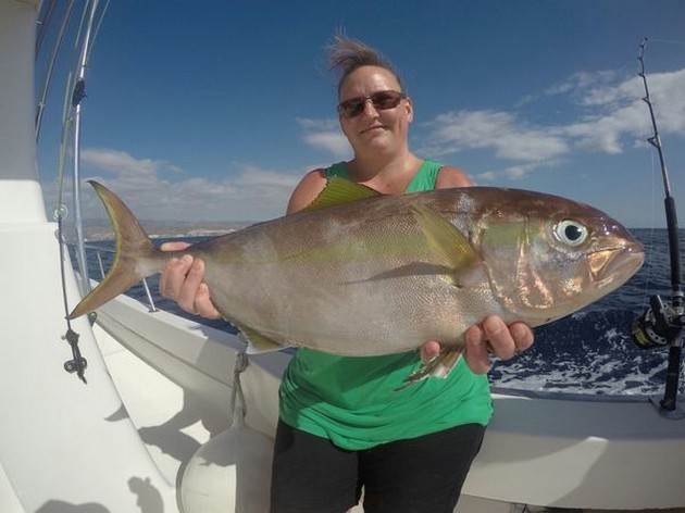 Amberjack - Tina Skyum from Denmark on the boat Cavalier Cavalier & Blue Marlin Sport Fishing Gran Canaria