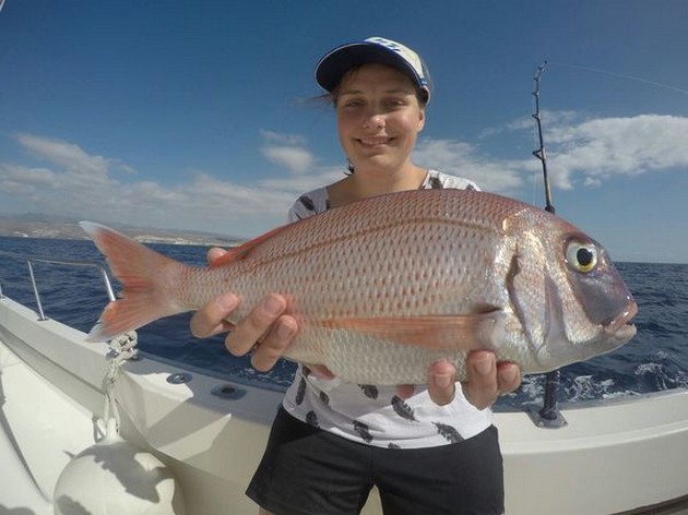 Red Snapper - Majbritt Skyum from Denmark Cavalier & Blue Marlin Sport Fishing Gran Canaria
