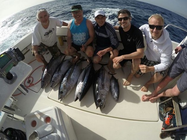 Albacore Tuna - Nice catch for these Anglers Cavalier & Blue Marlin Sport Fishing Gran Canaria
