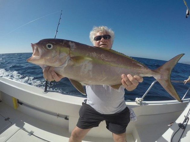 Amberjack - John Ferry from England with a beautiful Amberjack Cavalier & Blue Marlin Sport Fishing Gran Canaria