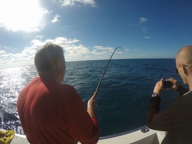Hooked up - Enzo from Italy hooked up Cavalier & Blue Marlin Sport Fishing Gran Canaria