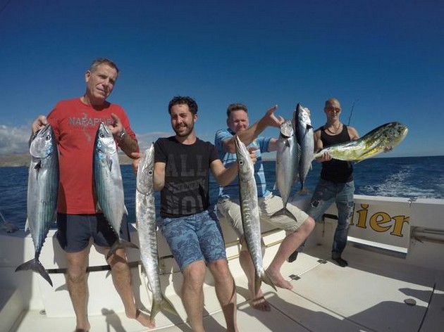 Satisfied fishermen - Satisfied anglers on board of the Cavalier Cavalier & Blue Marlin Sport Fishing Gran Canaria