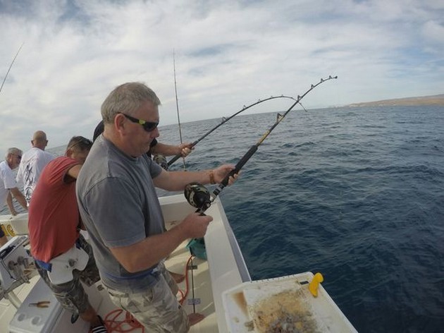 Nigel Hunt from Wales hooked up Cavalier & Blue Marlin Sport Fishing Gran Canaria