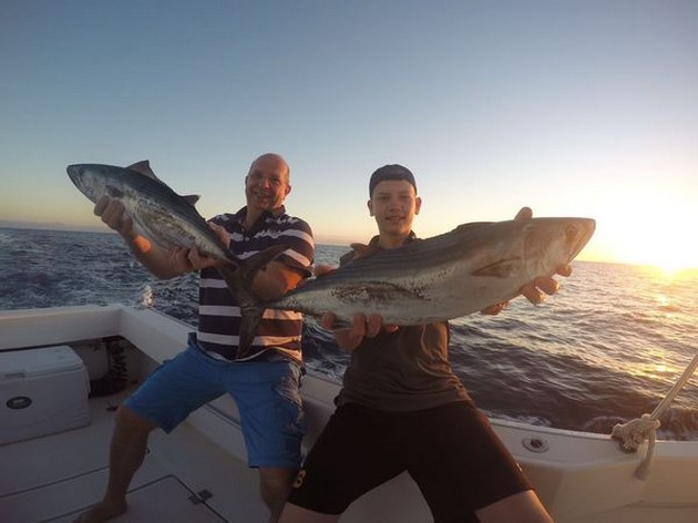 Well done - Arno & Hein Boestestijn from Holland Cavalier & Blue Marlin Sport Fishing Gran Canaria