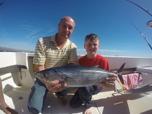 Happy Together - Richard & Luke Atkins from England Cavalier & Blue Marlin Sport Fishing Gran Canaria