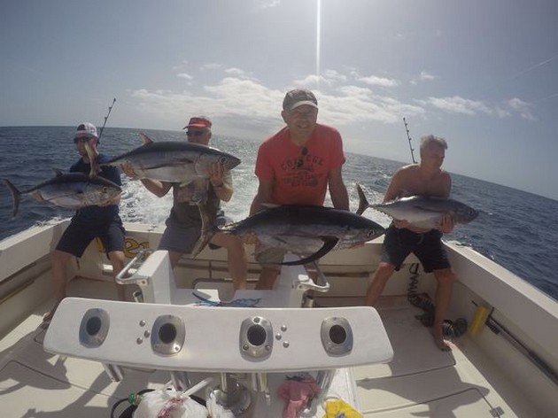 4 Albacores fångade av Cavalier Cavalier & Blue Marlin Sport Fishing Gran Canaria