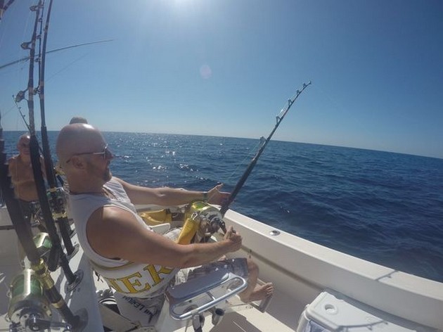 Hooked up with a Bluefin Tuna Cavalier & Blue Marlin Sport Fishing Gran Canaria
