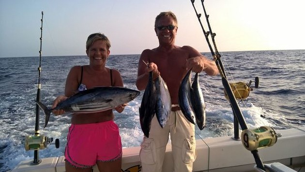 Skipjack Tuna - Rune & Merete from Norway Cavalier & Blue Marlin Sport Fishing Gran Canaria