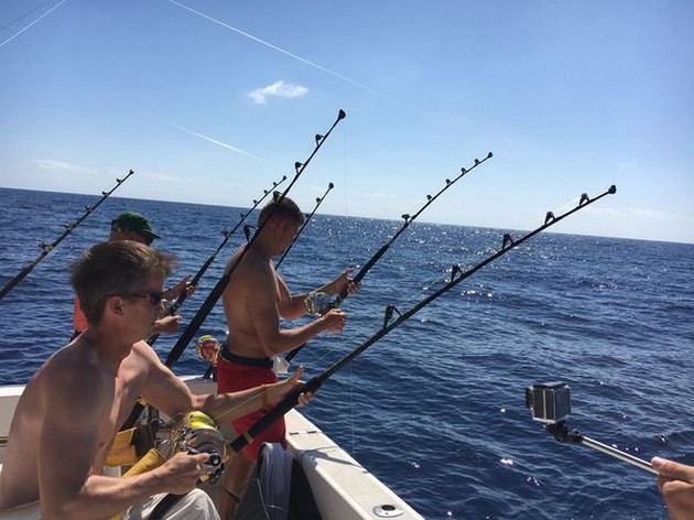 Hooked up Cavalier & Blue Marlin Sport Fishing Gran Canaria