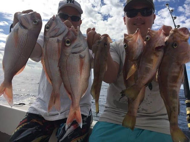 Happy Clients - Happy Anglers on the boat Cavalier Cavalier & Blue Marlin Sport Fishing Gran Canaria