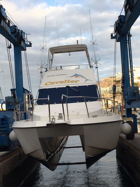 Kavalier i torrdocka Cavalier & Blue Marlin Sport Fishing Gran Canaria