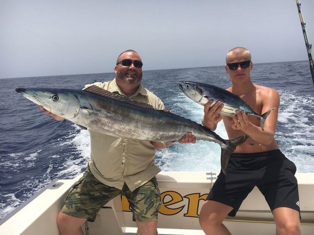 23 kg Wahoo gevangen door Kenneth Nielsen uit Denemarken. Cavalier & Blue Marlin Sport Fishing Gran Canaria