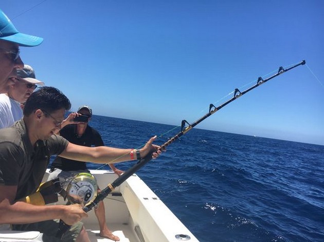 Hooked Up - Gino Nemten from Belgium hooked up Cavalier & Blue Marlin Sport Fishing Gran Canaria