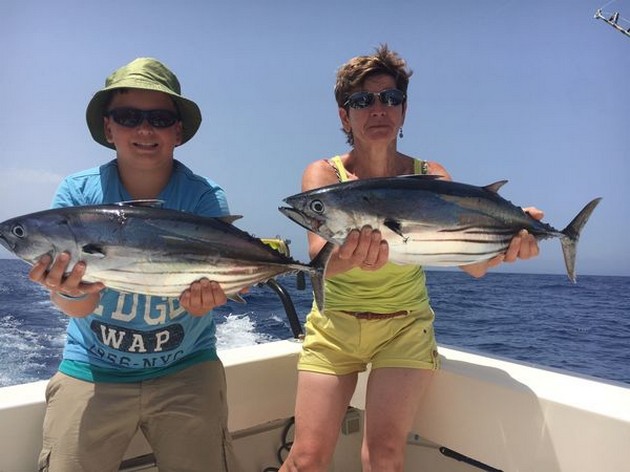 Skipjack Tuna - Ilona Ostermann & Max Schäfer from Germany Cavalier & Blue Marlin Sport Fishing Gran Canaria