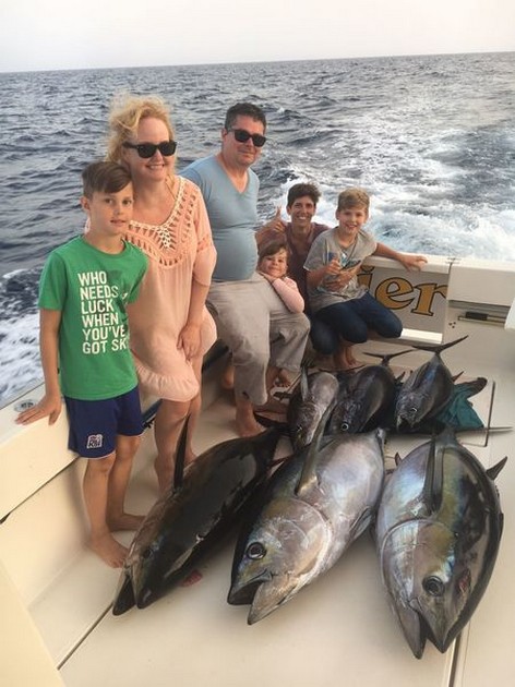 The happy family Cavalier & Blue Marlin Sport Fishing Gran Canaria