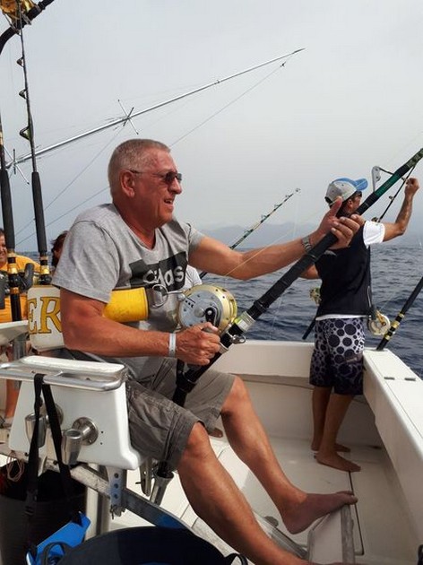 Hooked up by Luc Destuyver from Belgium Cavalier & Blue Marlin Sport Fishing Gran Canaria