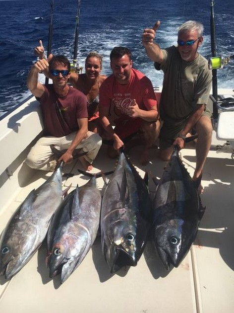 Cavalier vangst opnieuw 4 Grootoog Tonijnen Cavalier & Blue Marlin Sport Fishing Gran Canaria