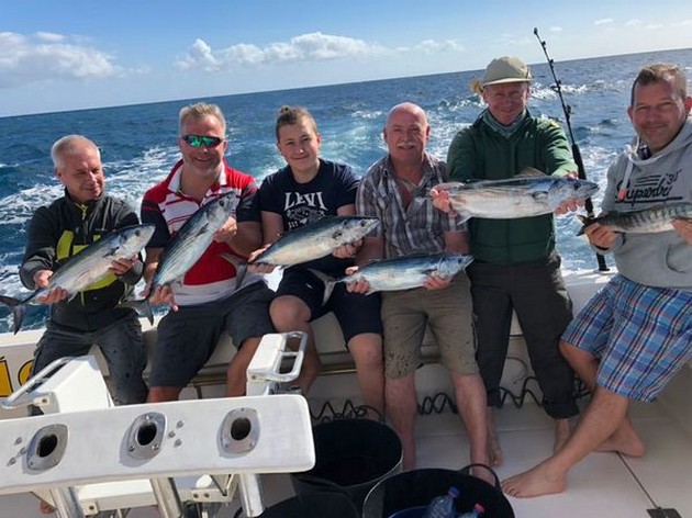 Great Catch - Great party after a successful day of fishing Cavalier & Blue Marlin Sport Fishing Gran Canaria