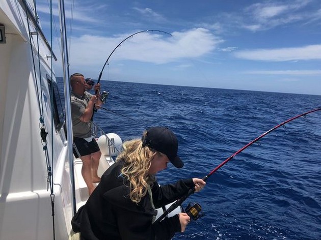 Hooked up Cavalier & Blue Marlin Sport Fishing Gran Canaria
