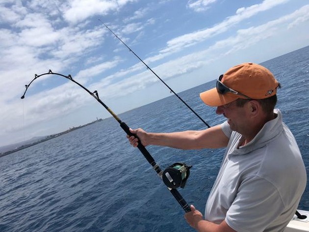 Hooked up Cavalier & Blue Marlin Sport Fishing Gran Canaria