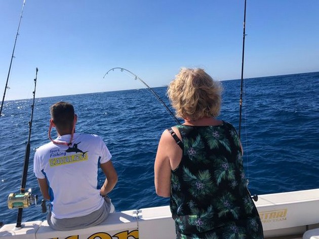 Hooked up Cavalier & Blue Marlin Sport Fishing Gran Canaria