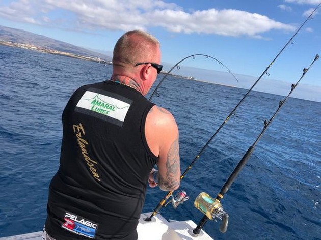 Hooked up Cavalier & Blue Marlin Sport Fishing Gran Canaria