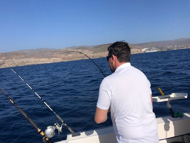 Hooked up Cavalier & Blue Marlin Sport Fishing Gran Canaria