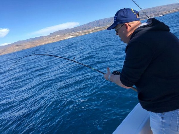Hooked up Cavalier & Blue Marlin Sport Fishing Gran Canaria