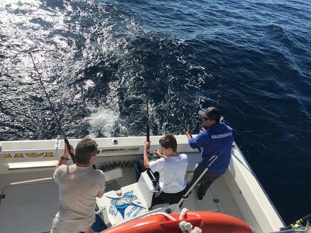 Hooked up Cavalier & Blue Marlin Sport Fishing Gran Canaria