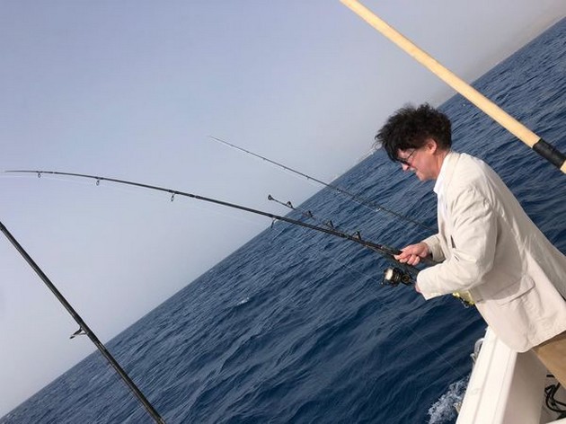 Hooked up Cavalier & Blue Marlin Sport Fishing Gran Canaria