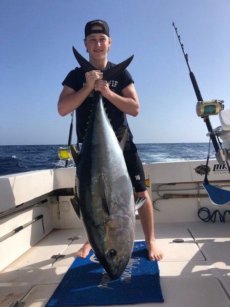 80 kg tonfisk Cavalier & Blue Marlin Sport Fishing Gran Canaria