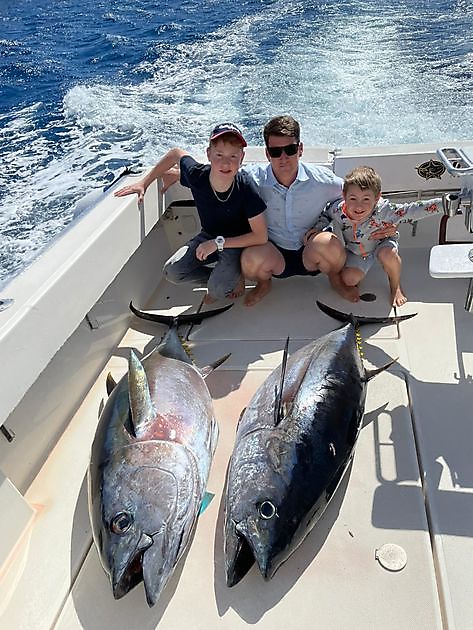 2/2 Thon Big Eye 90 kg chacun - Cavalier & Blue Marlin Sport Fishing Gran Canaria
