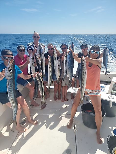 Muchas barracudas - Pesca Deportiva Cavalier & Blue Marlin Gran Canaria