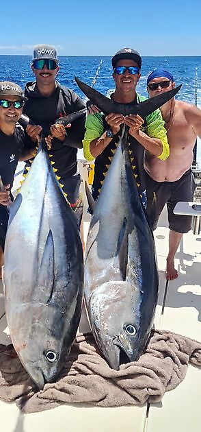 Danny No. 1 atrapa 2 patudos - Pesca Deportiva Cavalier & Blue Marlin Gran Canaria