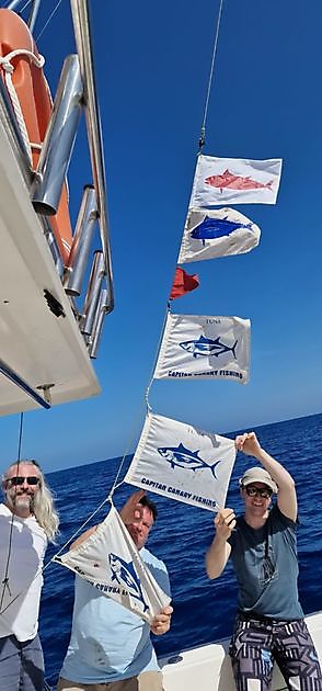 Mehr als 800 kg / 1750 lb Thunfisch - Cavalier & Blue Marlin Sport Fishing Gran Canaria