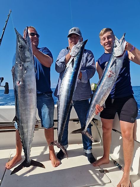 31/5 - Triple strike Wahoo - Cavalier & Blue Marlin Sport Fishing Gran Canaria