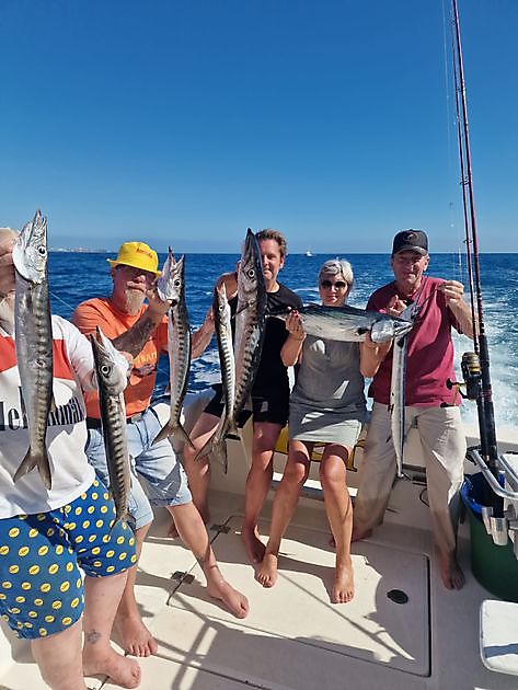 9/11 - Bluefish - Garfish - Atlantic bonitos - Barracudas!! - Cavalier & Blue Marlin Sport Fishing Gran Canaria