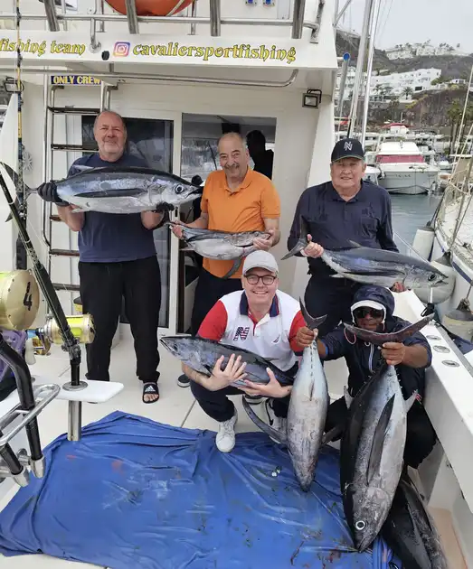 20/03 – 6 ALBACORE TUNAS! - Cavalier & Blue Marlin Sport Fishing Gran Canaria