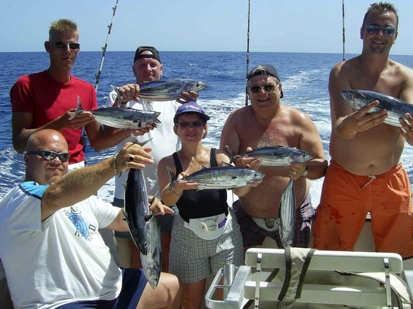 happy fishermen Cavalier & Blue Marlin Sport Fishing Gran Canaria