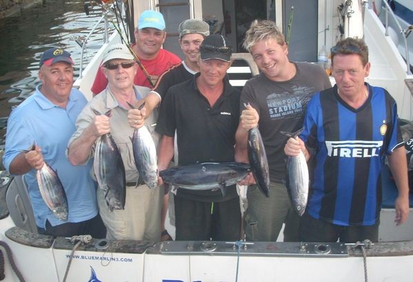 13/09 skipjack tunas Cavalier & Blue Marlin Sport Fishing Gran Canaria