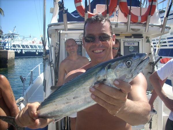 21/08 north atlantic bonito Cavalier & Blue Marlin Sport Fishing Gran Canaria
